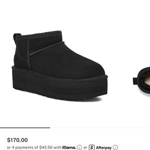 Women's Black Platform Uggs